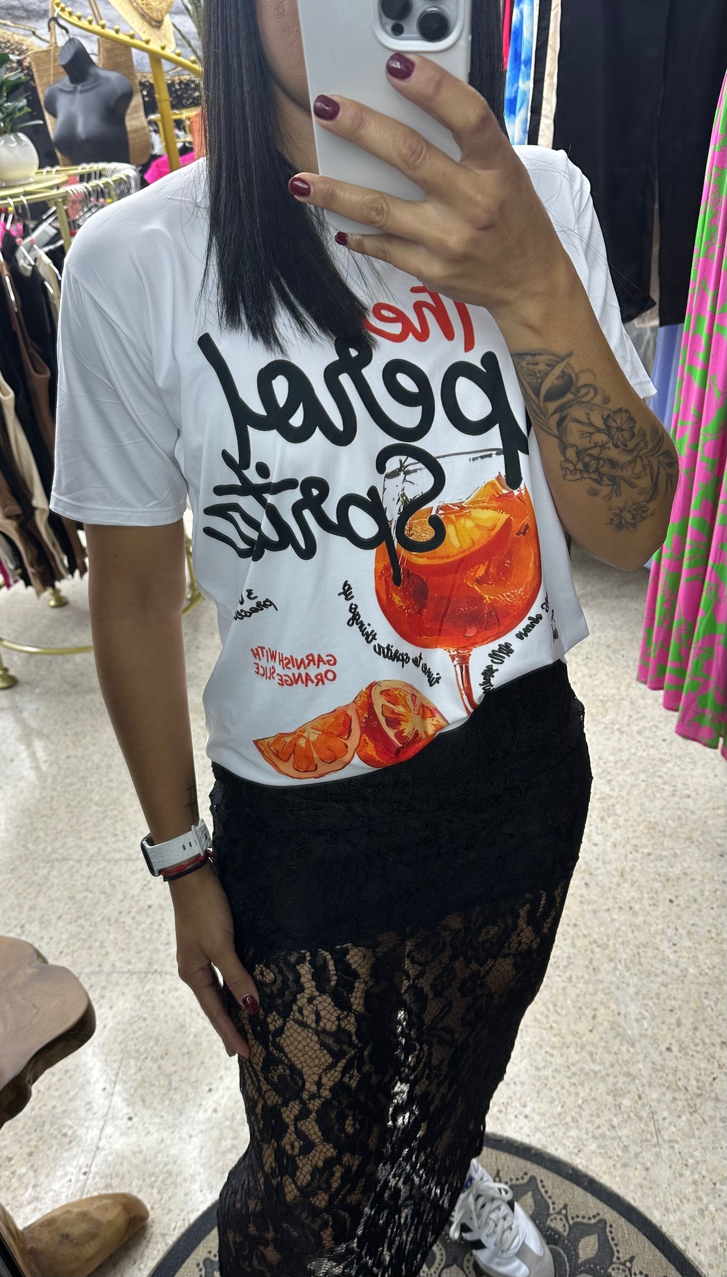 Tshirt overside cocktail