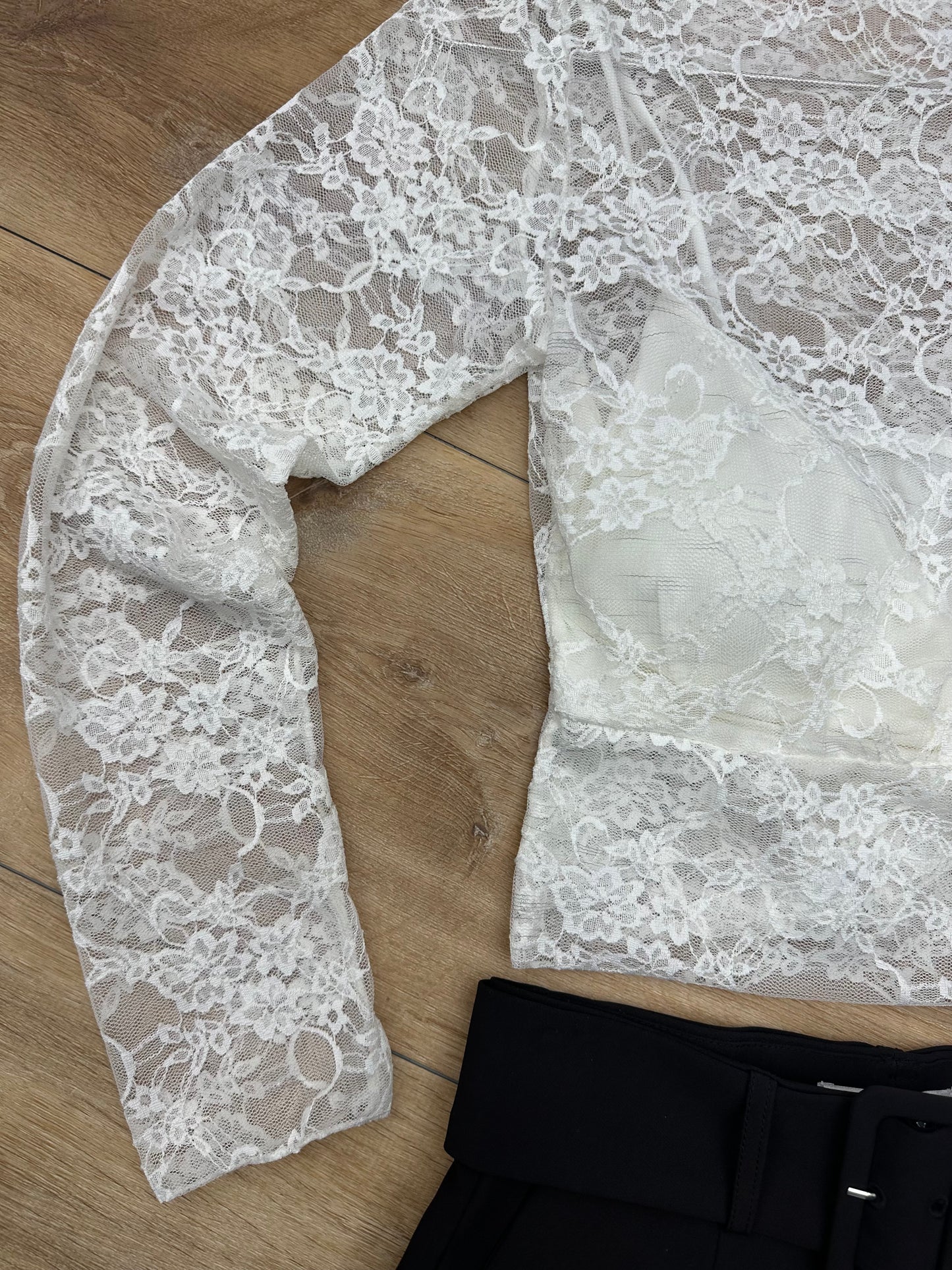 Blusa tejida blanca