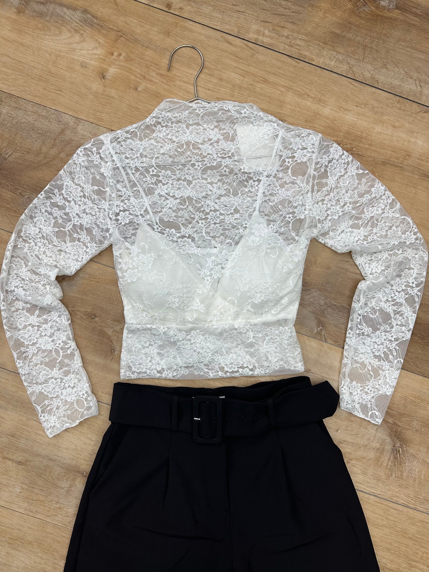 Blusa tejida blanca