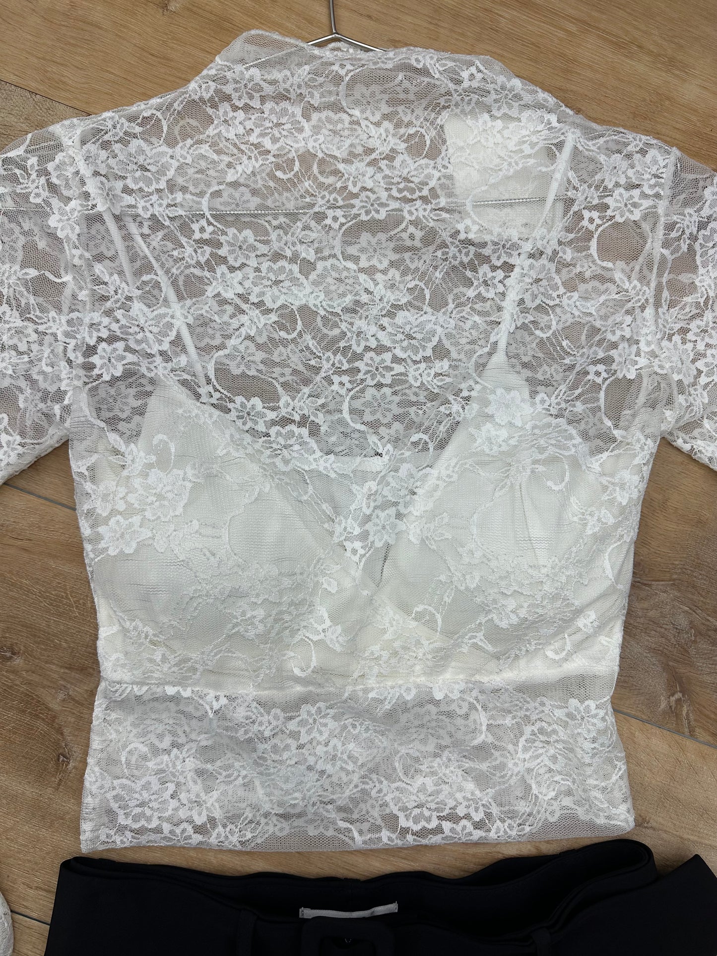 Blusa tejida blanca
