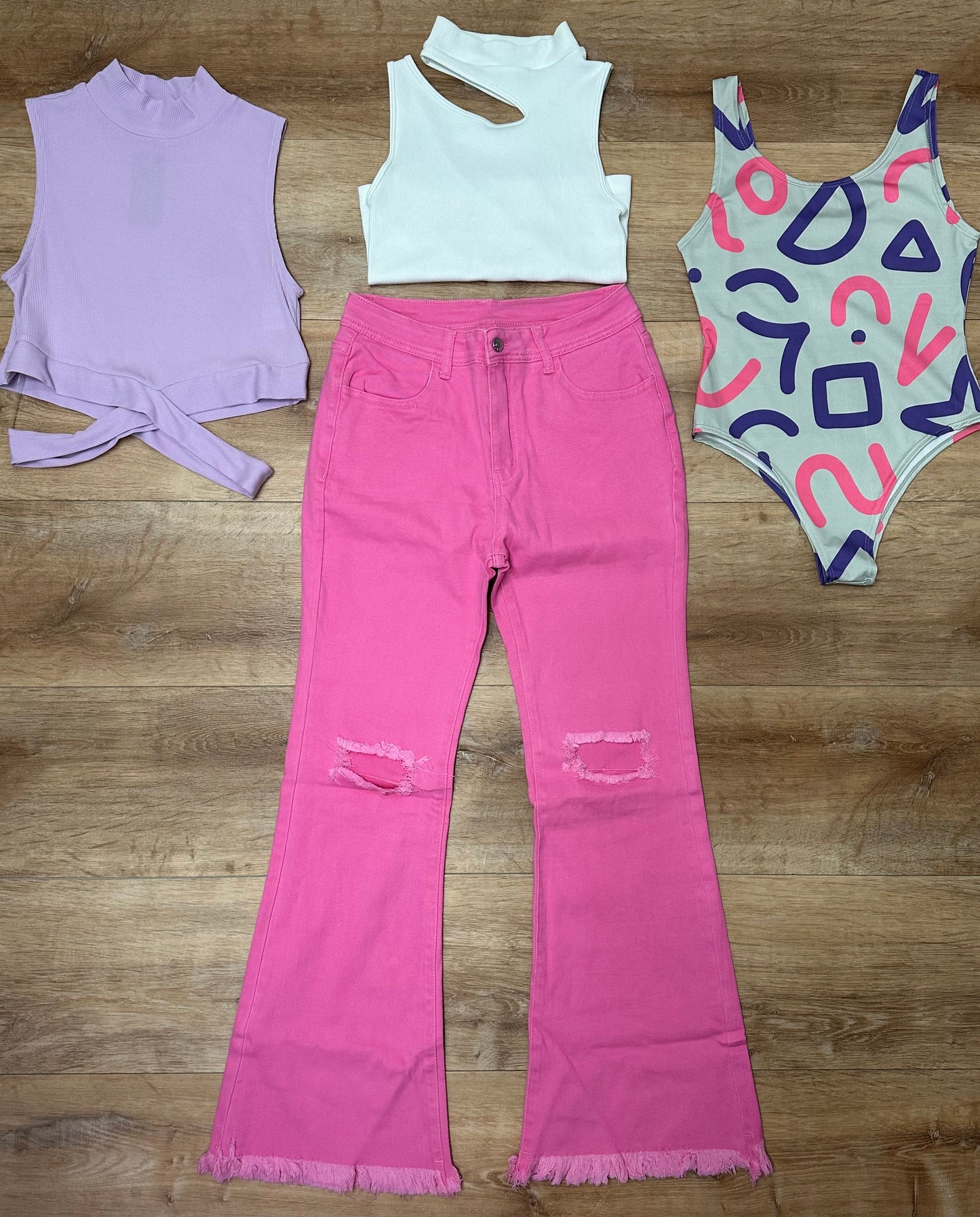 Pantalón mahon rosa