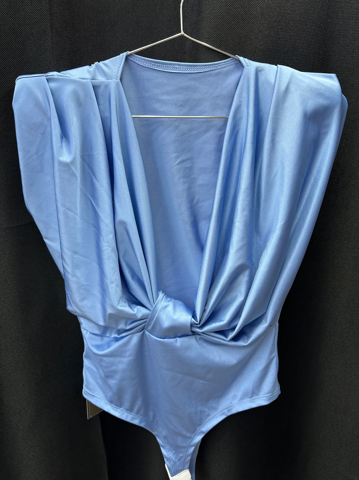 Blue bodysuit blouse
