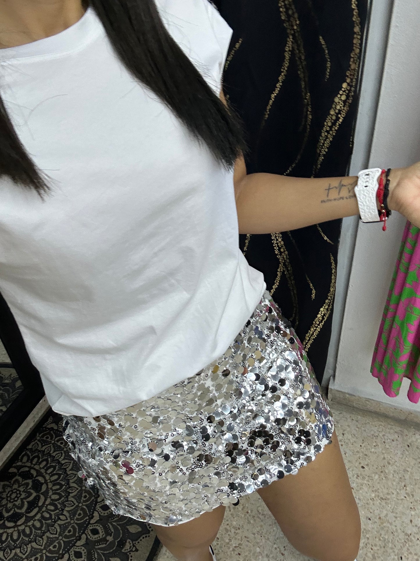 Blusa con hombreras