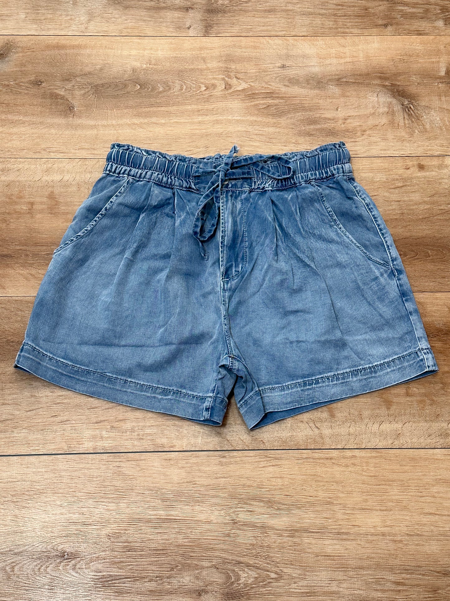 Denim short blue