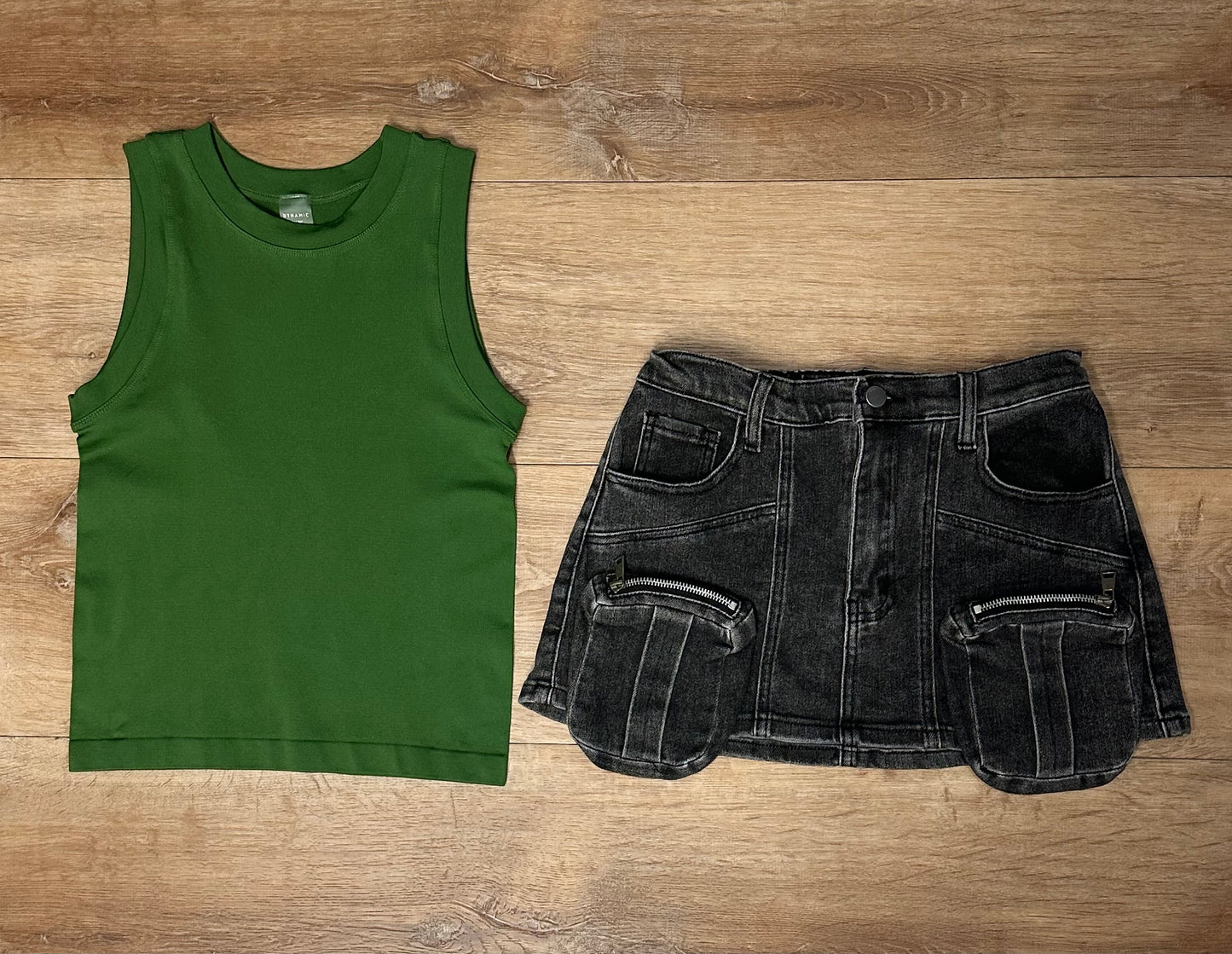 Top basic verde