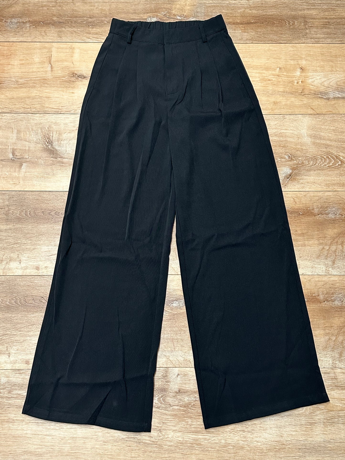 Pantalón negro largo de vestir