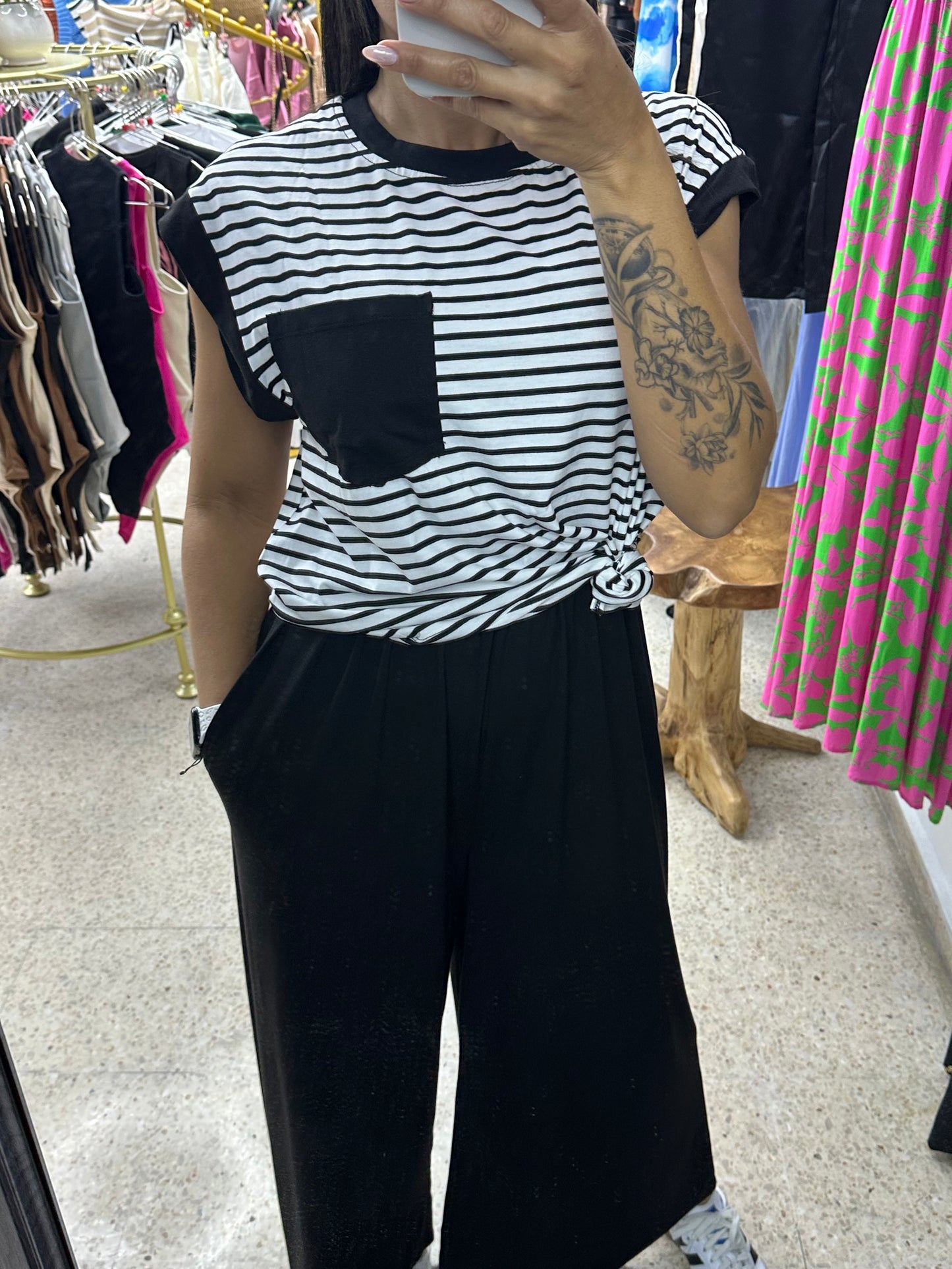 Blusa de rayas