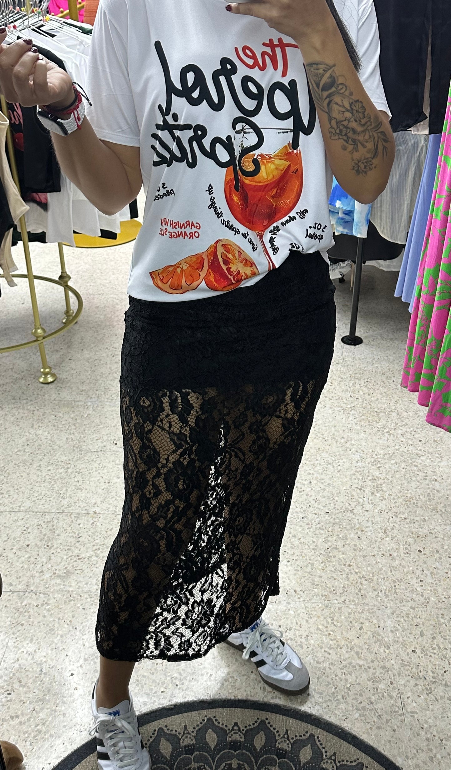Tshirt overside cocktail