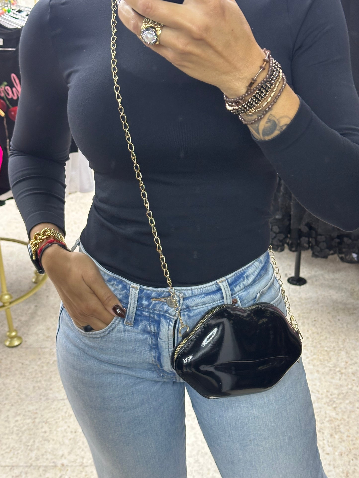 Carteras en forma de labios