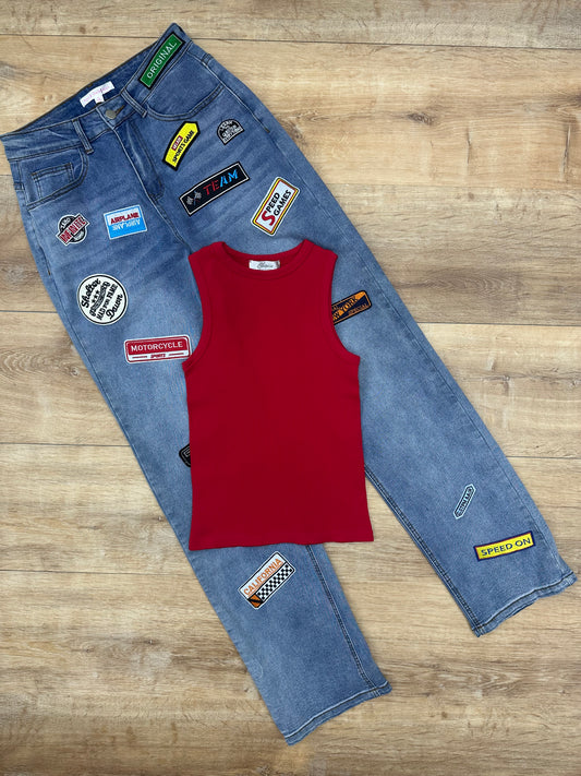 Top basic red