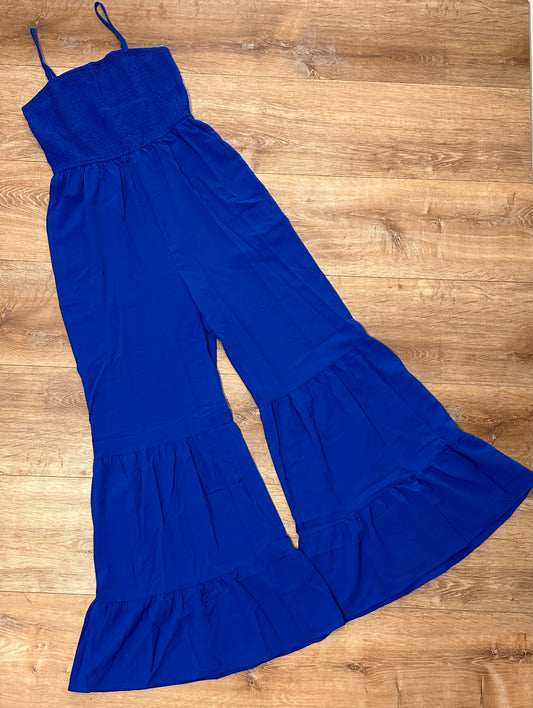 Jumpsuit largo, azul royal