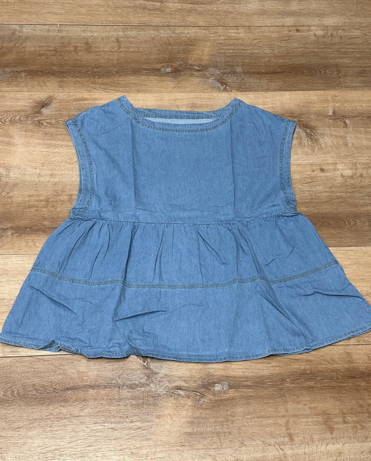 Blusa azul oversize