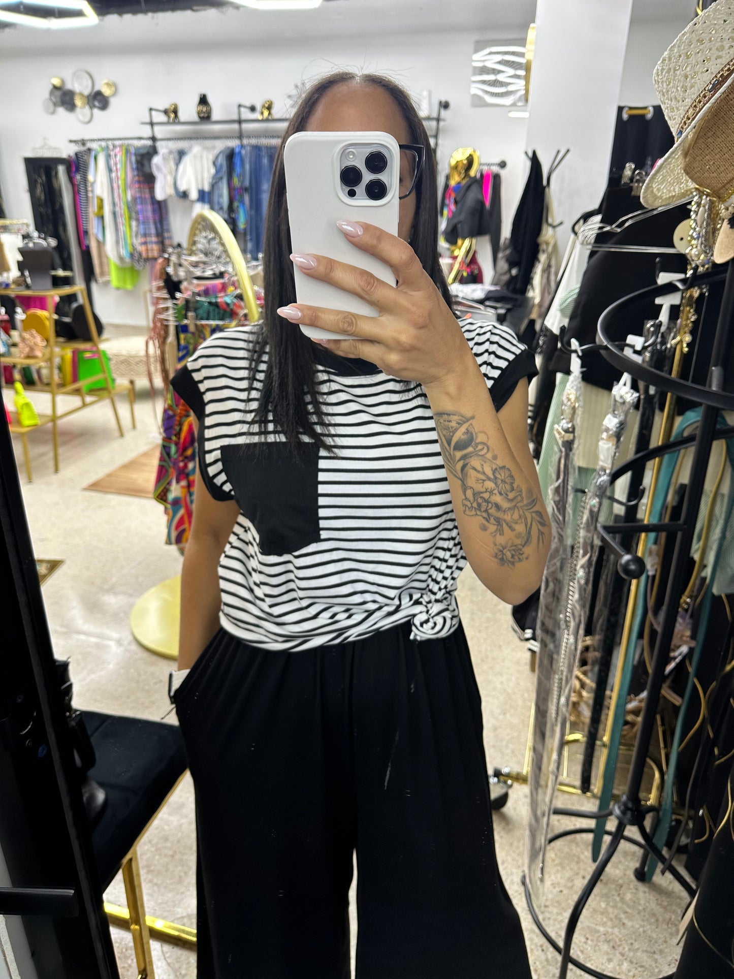 Blusa de rayas